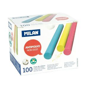 Caja 100 Tizas de Colores (Sulfato de Calcio)