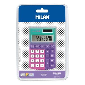 Blister Calculadora 8 Digitos Milan Pocket Sunset Lila/rosa