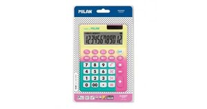 Blister Calculadora 12 Digitos Milan Sunset Amarillo/rosa