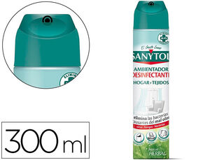 Ambientador Sanytol Desinfectante para Hogar y Tejidos Spray Bote de 300 Ml