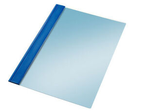 Carpeta Dossier Fastener Plastico Esselte Folio 125 Mc Color Azul Caja de 50 Unidades