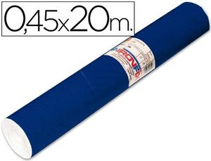 Rollo Adhesivo Aironfix Unicolor Azul Mate Oscuro 67150 -Rollo de 20 Mt