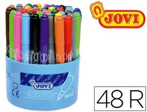 Bote 48 Rotuladores Jovi Maxi Colores Surtidos