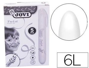 Barra de Maquillaje Jovi Twist Make-Up Blanca Caja de 5 Unidades