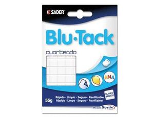 Masilla Adhesiva Removible Blu-Tack Blanco Cuarteado