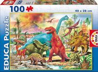 Puzzle Educa Dinosaurios 100 Piezas