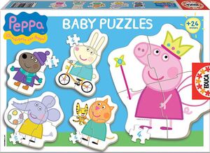 Puzzle Educa Baby Peppa Pig 5 Puzzles