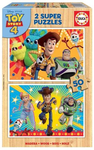 Toy Story 4 Puzzle 2X50 Piezas