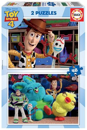 Puzle Doble Safta Toy Story Ready To Play 2X48 Piezas