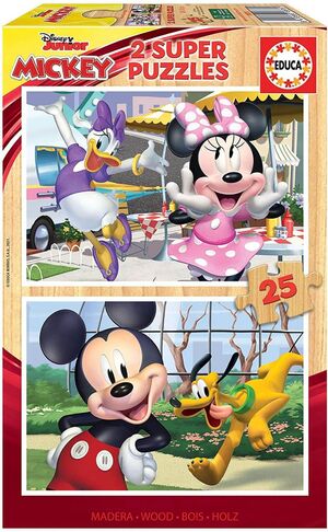 Puzzle Mickey & Friends 2X25 Piezas