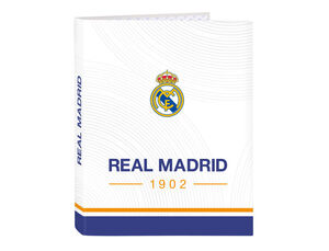 Carpeta Safta Folio Carton 4 Anillas Mixtas Real Madrid 1 Equipacion 21/22