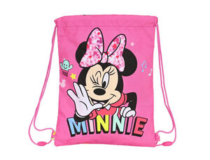 Mochila Cuerdas Plana Junior Safta Minnie Mouse Lucky 260X10X340 mm