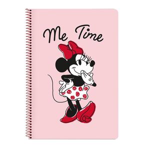 Cuaderno Espiral 4X4 mm Fº 80 Hj 60 Gr Extradura Safta Minnie Mouse me Time