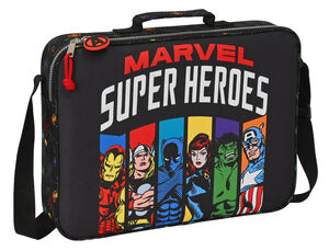 Cartera Escolar Safta Extraescolares Avengers Super Heroes 280X380X60 mm