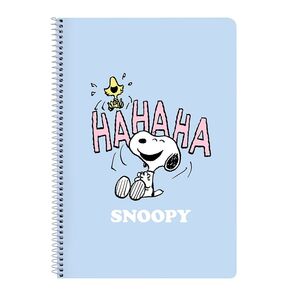 Cuaderno Espiral 4X4 mm Fº 80 Hj 60 Gr Extradura Safta Snoopy Imagine