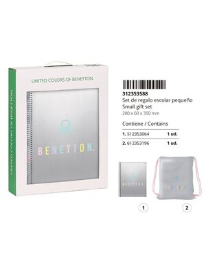 Set Regalo Pequeño Safta Benetton Silver 60X280X350 mm