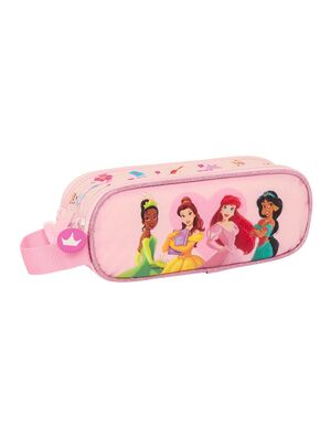 Bolso Escolar Portatodo Safta Doble Princesas Disney Summer Adventures 60X210X80 mm