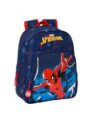 Mochila Safta Infantil Adaptable a Carro Spiderman Neon 100X270X330 mm