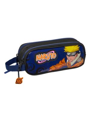 Bolso Escolar Portatodo Safta Doble Naruto Ninja 80X210X60 mm