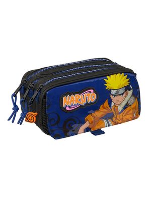 Bolso Escolar Portatodo Safta Triple Big Naruto Ninja 100X215X80 mm
