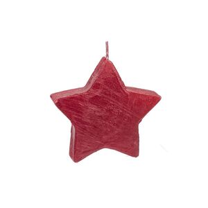 Estrella Vela 7,5 cm. Rojo