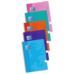 Cuaderno Espiral 4X4 mm Fº T/b 80 Hj 90 Gr Oxford Classic Colores Tendencia Surtidos