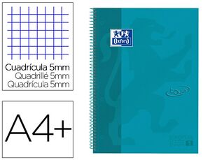 Cuaderno Soft 80 Hj 90 Gr 5X5 Aqua