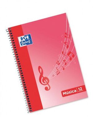 Cuaderno Espiral Musica Fº 20 Hj 90 Gr Tb
