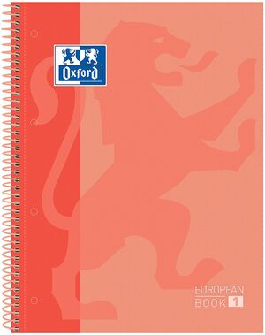 Cuaderno Espiral Europeanbook 1 5X5 mm A4 80 Hj 90 Gr T/ex Oxford Classic Melocoton