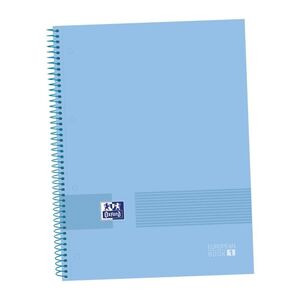 Cuaderno Espiral Europeanbook 1 5X5 A4+ 80 Hj 90 Gr T/e Oxford & You Azul Periwinkle