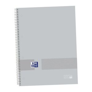 Cuaderno Espiral Europeanbook 1 5X5 A4+ 80 Hj 90 Gr T/e Oxford & You Gris