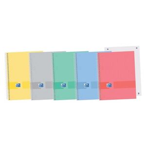 Cuaderno Espiral Europeanbook Liso A5+ 80 Hj 90 Gr T/e Oxford & You Colores Surtidos
