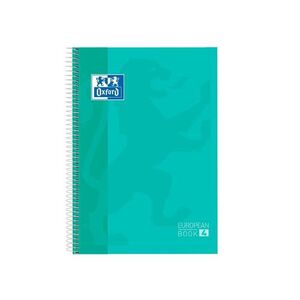 Cuaderno Espiral Europeanbook 4 5X5 mm A5+ 120 Hj 90 Gr T/e Oxford Classic Ice Mint