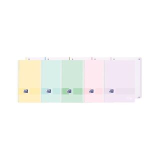 Cuaderno Espiral Europeanbook 1 5X5 A4+ 80 Hj 90 Gr Pp Oxford Live & Go Colores Pastel