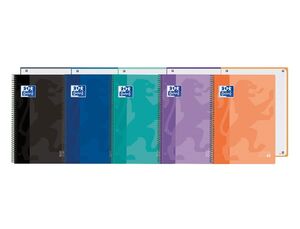 Cuaderno Espiral Europeanbook 1 5X5 A4+ 80 Hj 90 Gr Pp Oxford Classic Colores Surtidos