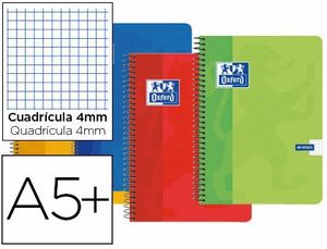 Cuaderno Espiral 4X4 4º 80 Hj 90 Gr T/b Oxford Classic Colores Surtidos