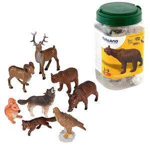 Figuras Miniland Animales Bosque/80 Unidades