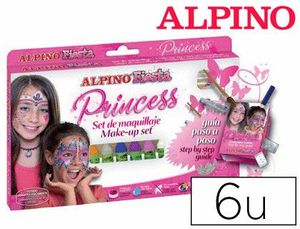 Barra Maquillaje Alpino Set de Maquillaje Princess 6 Colores