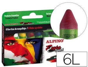 Barra Maquillaje Alpino Set de Maquillaje Sport 6 Colores