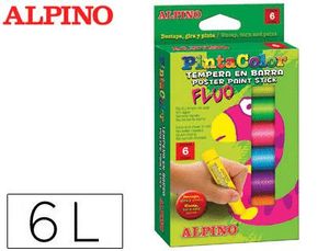 Tempera Solida Playcolor Pocket Escolar Caja 6 Barras 5 Gr Colores  Surtidos. Témperas escolares para niños . La Superpapelería