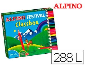 Class Pack Lapices Alpino Festival 288 Colores Surtidos