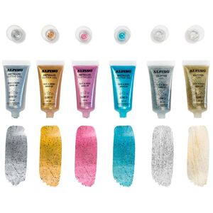 Maquillaje Glitter Gel Metálico Colores Surtidos
