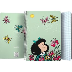 Cuaderno 4X4 mm Folio 80 Hj 90 Gr Pp Mafalda Primavera 2023
