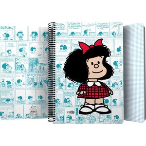 Cuaderno 4X4 mm Folio 80 Hj 90 Gr Pp Mafalda Viñetas 2023