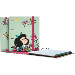 Carpebook 4 Anillas 35 mm A4 Mafalda Primavera 2023