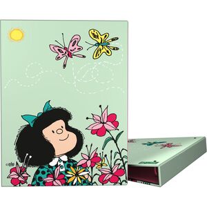 Carpeta 4 Anillas 25 mm Forrada A5 Mafalda Primavera 2023