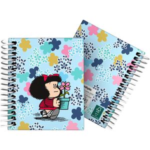 Cuaderno Forrado A7 Cuadriculado 5X5 mm Mafalda Lively 2024
