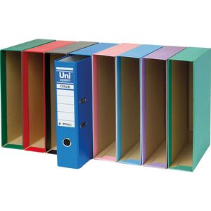 Caja Archivador Folio Unisystem Lila