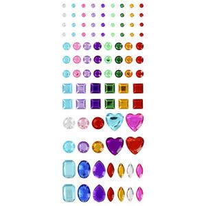 Set Adhesivos Brillantes Figuras Colores Surtidos