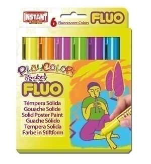 Playcolor Instant Fluor Pocket 5 Gr Estuche 6 Colores Surtidos